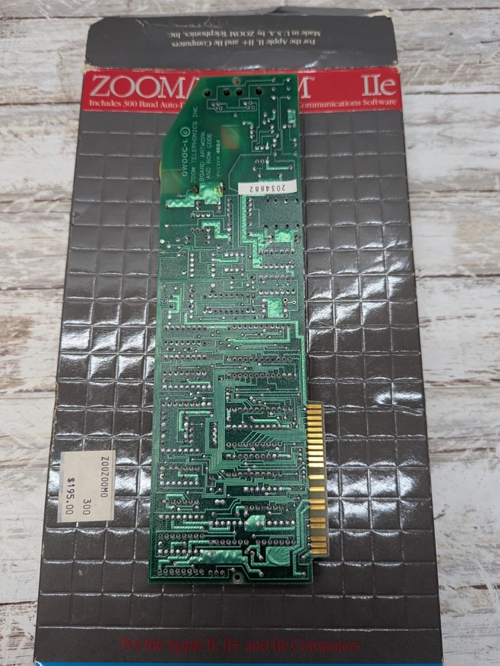Zoom Telephonics Inc. Modem Card (Apple II/II+/IIe/Franklin Ace) Pre Owned  — 第 4/4 张图片