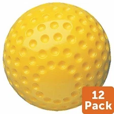 12 pk. - 12" Dimpled Pitching Machine Softballs