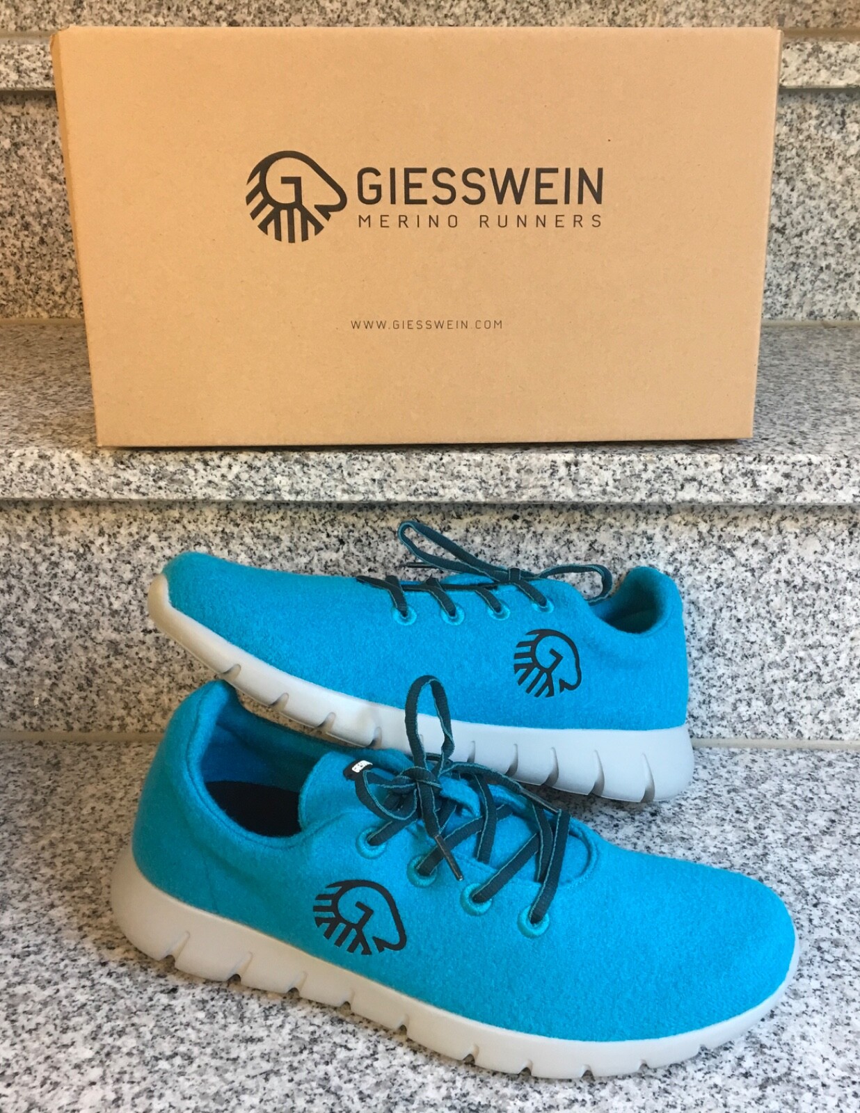 Giesswein Merino Wool Runners Herren Turnschuhe Türkis Giesswein Merino Wool Runners Herren Turnschuhe Türkis