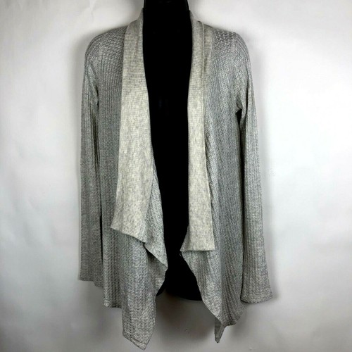 Calypso St Barth XS Cardigan Sweater gray silver open lightweight Velvet - Picture 2 of 10
