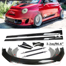 Front Bumper Lip Splitter Spoiler Side Skirt Strut Rod For Nissan R35 Gt-r