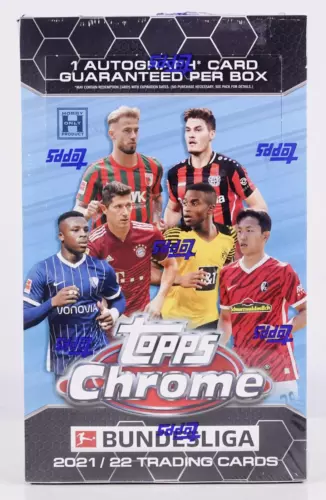 2021-22 Topps Chrome Bundesliga Soccer Hobby Box
