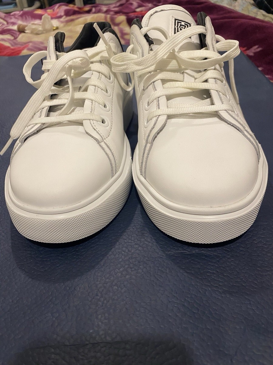 White Leather Trainers Italian Trainers Oliver Sweeney Premium