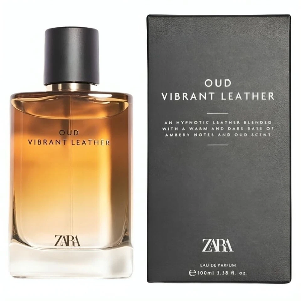 Zara Oud Vibrant Leather Eau De Parfum für Herren 100 ml/3,38 Oz. Parfüm Duft