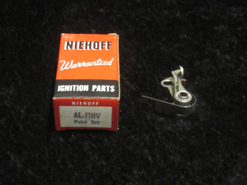 NOS 1956-1965 Chrysler DeSoto Dodge Plymouth Niehoff Ignition Contact Point Set Foto 2 de 3