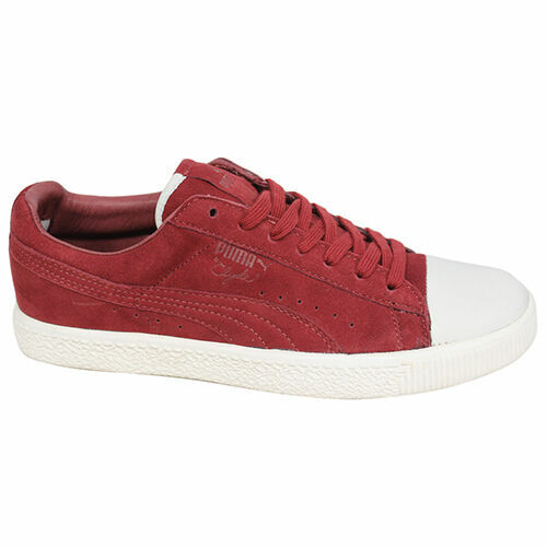 puma clyde white red