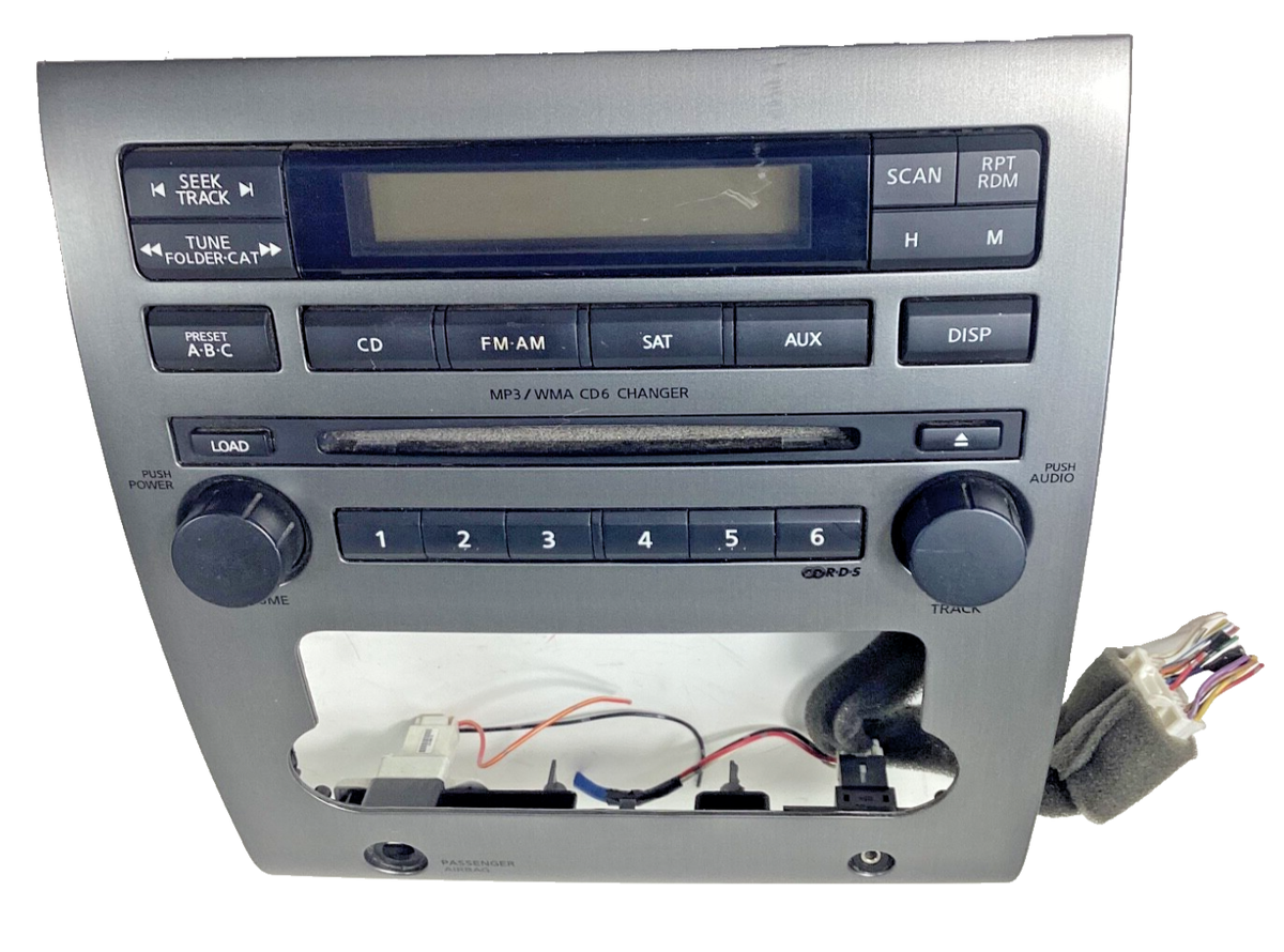 2008-2012 Nissan Titan MP3/WMA 6 CD Changer Radio Control Panel