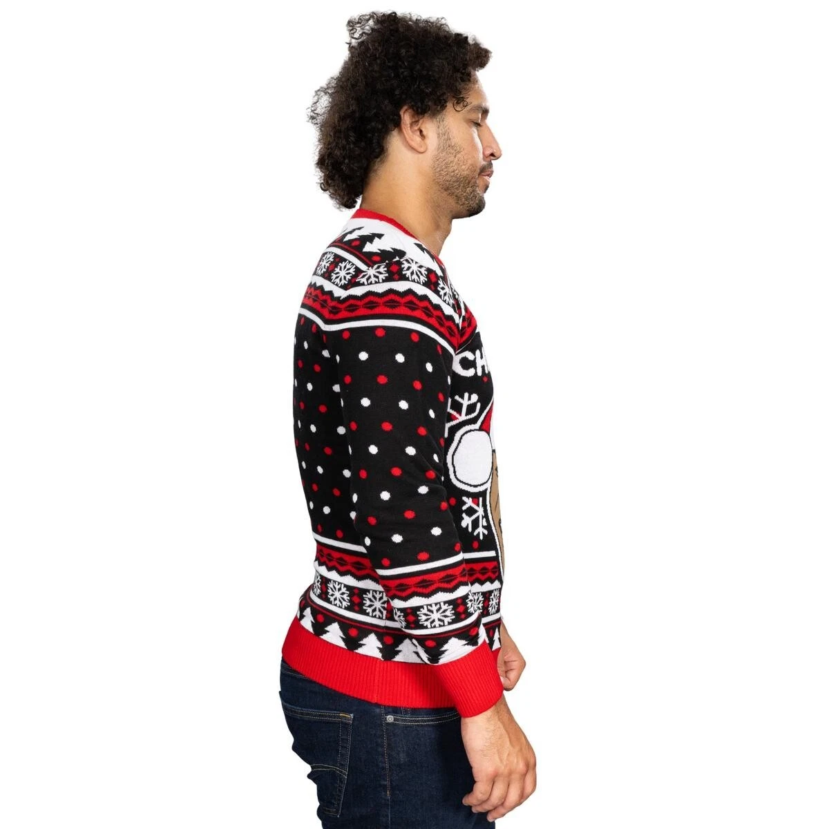 Funny Mike Tyson "Merry Chrithmith!" Ugly Christmas Sweater