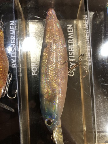 Juego de 3 piezas señuelos de pescado únicos SAIKO, 2 ""Brillan en la oscuridad"", 1 sin brillo - Imagen 3 de 5