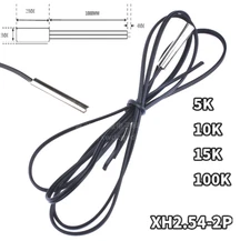 NTC Thermistor Temperature Sensor Waterproof Probe 3950 5*25.5mm 5 10 15 50 100K