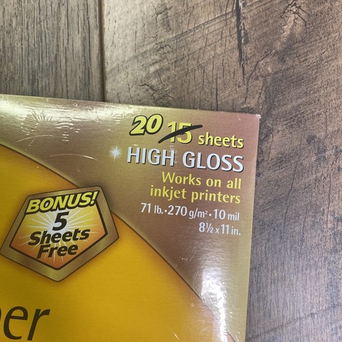 Kodak Ultima Picture Paper 8 1/2 X 11 High Gloss 20 Sheets - Picture 5 of 5