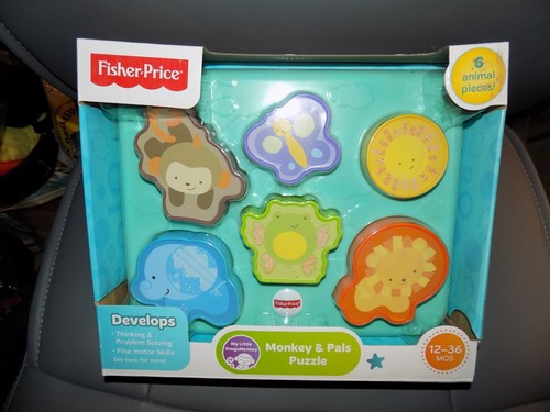 Fisher-Price Monkey & Pals Cute Baby Puzzle for Thinking & Problem Solving - ... - Picture 1 of 3