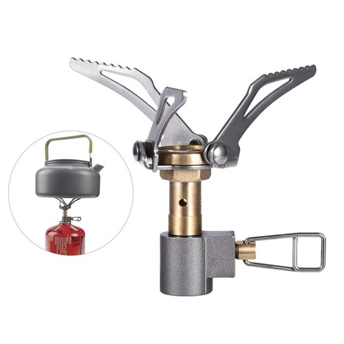 2x Mini Brûleurs De Camping Pliables 3000W - Réchaud à Gaz BRS-3000T - Neufs