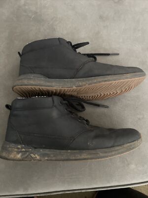 Reef Rover Mid LS Black Leather Fleece Lined Boots Men\'s Size 9 Reef Rover Mid LS Black Men Size 9 (Used) | eBay main image 2