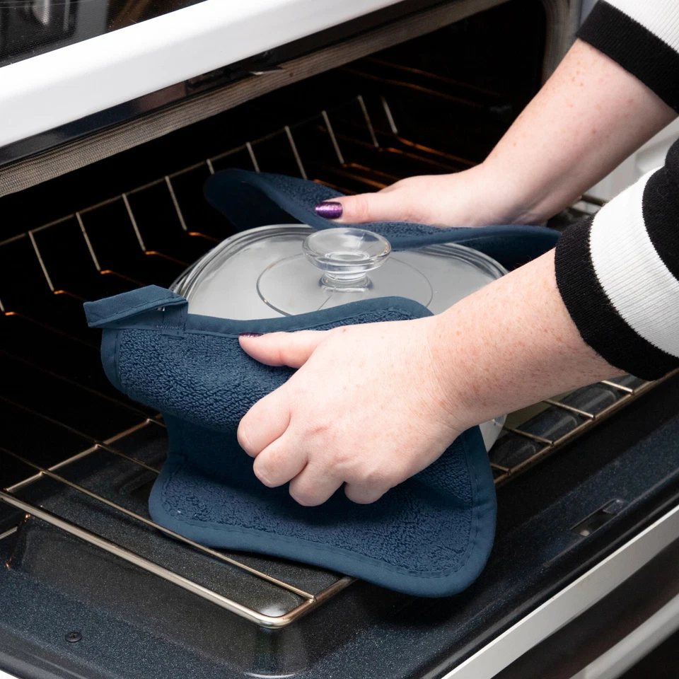 Abrazaderas de rizo de algodón RITZ (juego de 4) Foto 4 de 4