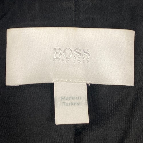 Hugo Boss Blazer Jacket Womens 8 Wool Stretch Grey Career Classic Julea1 - Picture 4 of 13