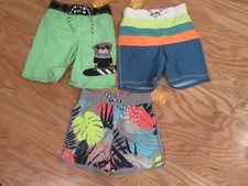 3 Gymboree Toddler Boys Swimsuit Swim Trunks Board Shorts 3T NEW WITH TAGS