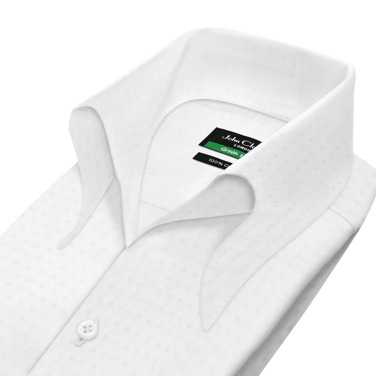 chinese dress ladies Men's Big & Tall Wilkes & Riley Tailored Fit Poplin Spread Collar Dress Shirt Black / 18.5