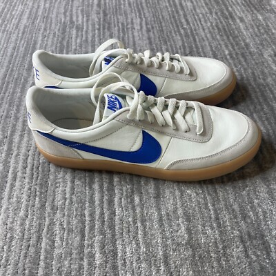 Nike Killshot 2 Leather Shoes Mens 10 Sail Hyper Blue Gum Yellow 432997 124