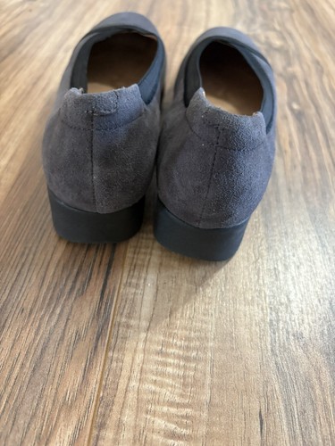 Clarks Artisan Collection Daelyn Hill Suede Grey Wedge Women's Size 8.5 16734 - Picture 3 of 8