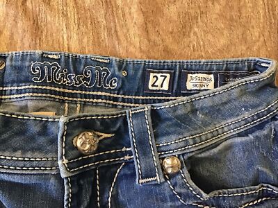 MISS ME SIGNATURE SKINNY JEANS TAG SIZE 27 Style JP5117518 Color