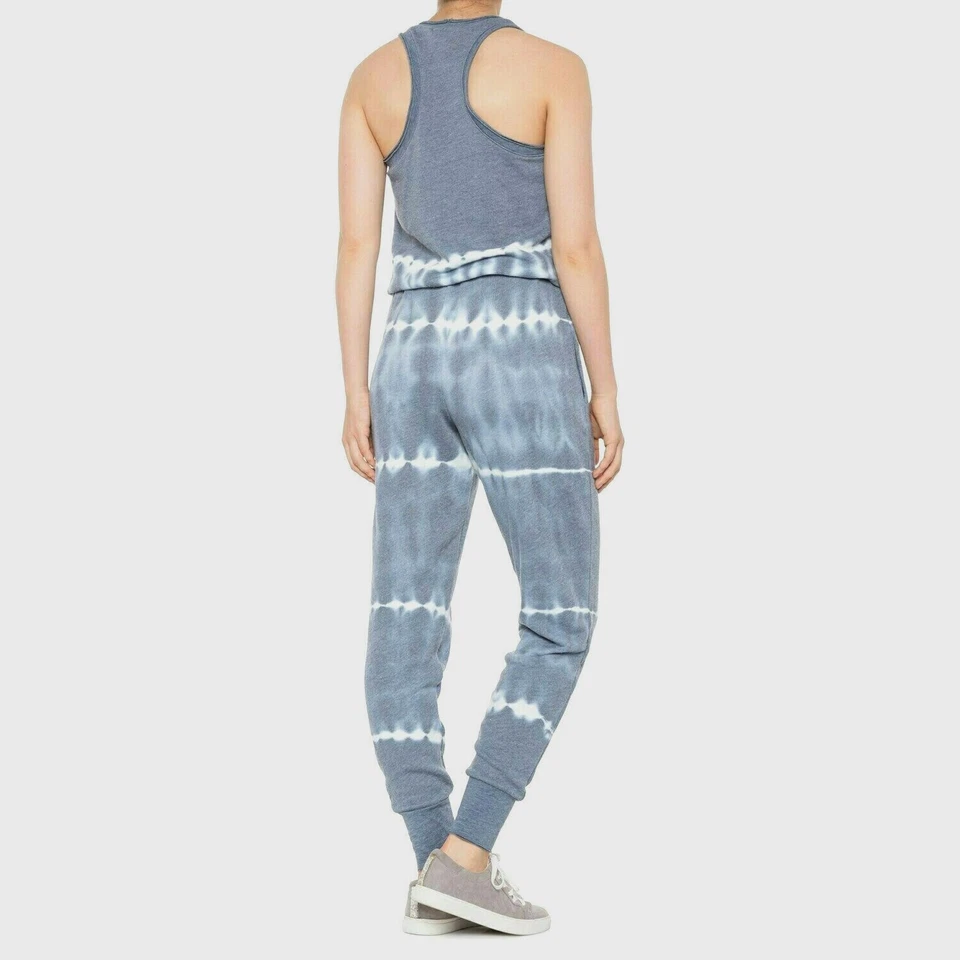 YFB Young Fabulous Broke Terry Jumpsuit Racerback Tie Dye Pocket Stretch NWT$199 - Image 2 of 4