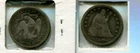1877 S LIBERTY SEATED SILVER QUARTER VF 5795S