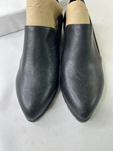 Nine West Shoes Women's 8M Lindeno Black Heeled Loafers NEW - Picture 2 of 7
