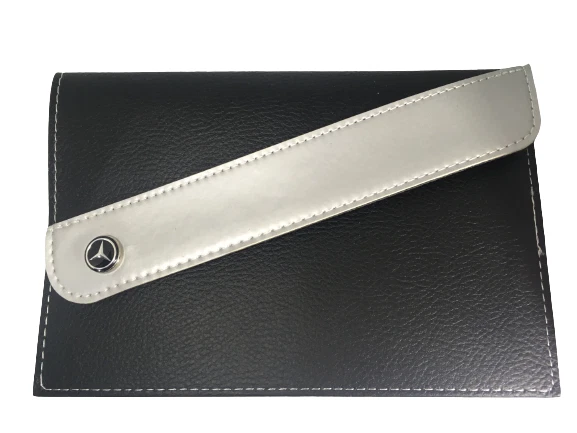 PORTA DOCUMENTI Auto Per MERCEDESCompatibile Portadocumenti Libretto Finta Pelle - Immagine 3 di 4