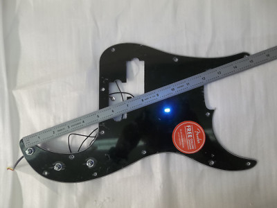 【9497】 Squier by Fender PJ 黒 ミラーピックガード 9497】 Squier by Fender PJ 黒 ミラーピックガード