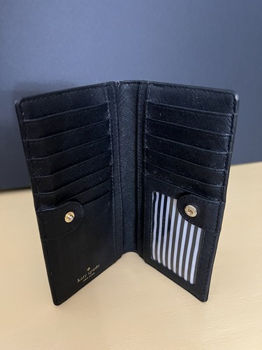 Kate Spade New York schwarze Leder Geldbörse mit Doppelfaltung sehr schön 🔥🔥 - Bild 2 von 8