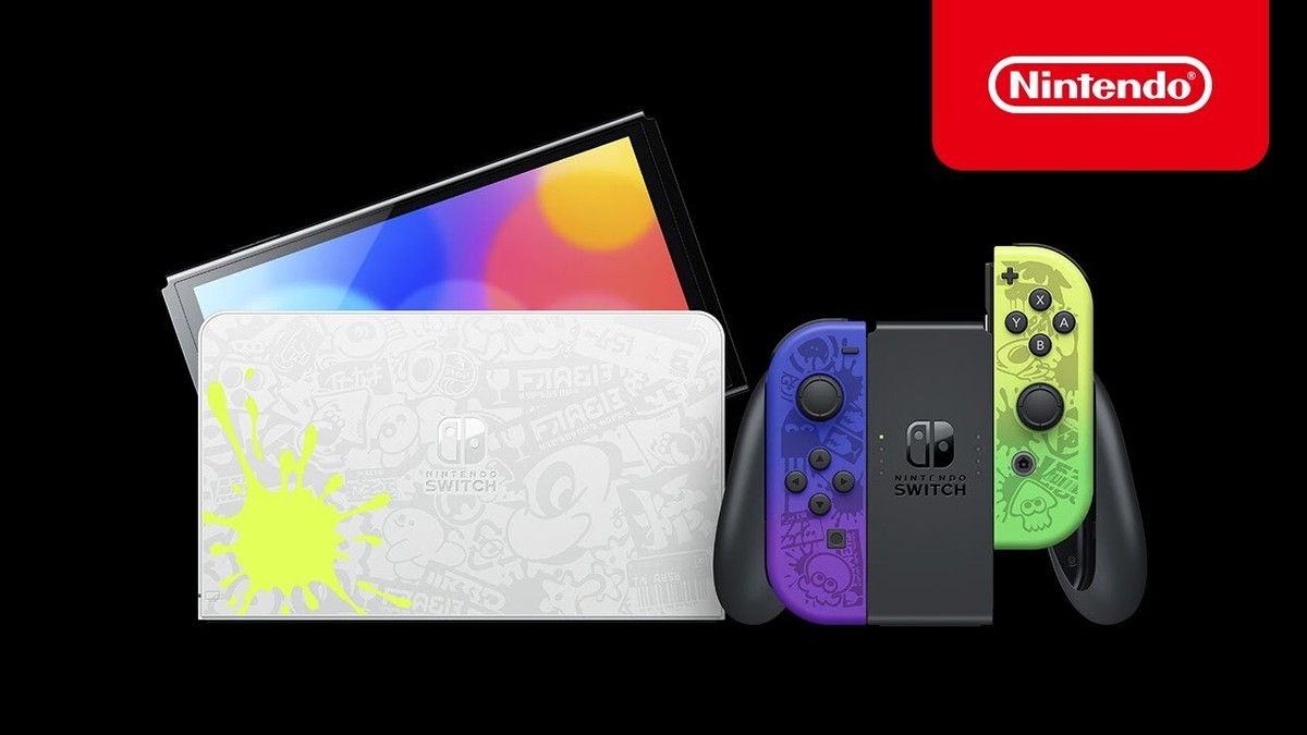 Nintendo Switch OLED Model Splatoon 3 Edition Console | eBay Nintendo Switch OLED Model Splatoon 3 Edition Console | eBay