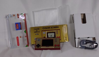 in hand] Nintendo Game & watch Super mario bros Handheld Console