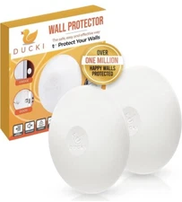 2 Pack. Ducki Door Stop. Large. Self Adhesive Door Knob Wall Protector