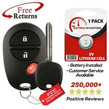For 2007 2008 2009 2010 Toyota Tundra Remote Keyless Fob + Key