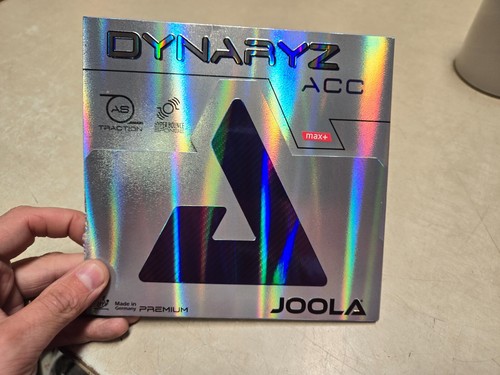 Tischtennisschläger Belag JOOLA Dynaryz ACC, rot Max+ noch versiegelt - Bild 1 von 6