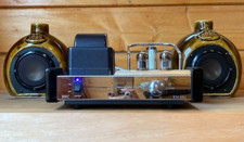 Rwc Vacuum Tube Amplifier Mashiko Ware Speaker  26.5cm W 14cm H 16cm D