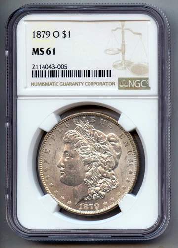 1879 O Morgan Silver Dollar NGC MS 61