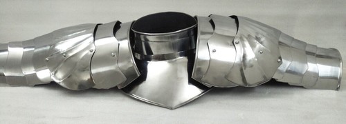 Medieval shoulder pauldron dwarven armor Medieval gorget spaulders shoulder - Picture 5 of 6