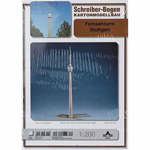 Schreiber-Bogen Card Modelling Fernsehturm Stuttgart (x4A)