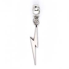 Bracelet Vintage Fin Avec Charms Cheval En Argent Sur Chaîne Curb - Occasion