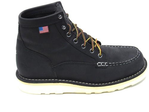 Botas de trabajo Danner Bull Run Moc Toe 6" (para hombre) - negras - talla 9,5 M