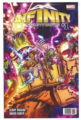 Marvel Comics INFINITY COUNTDOWN preview checklist and Infinity