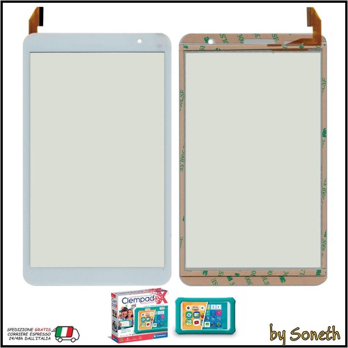 VETRO TOUCH SCREEN PER CLEMENTONI CLEMPAD REVOLUTION 16755 - Foto 1 di 3