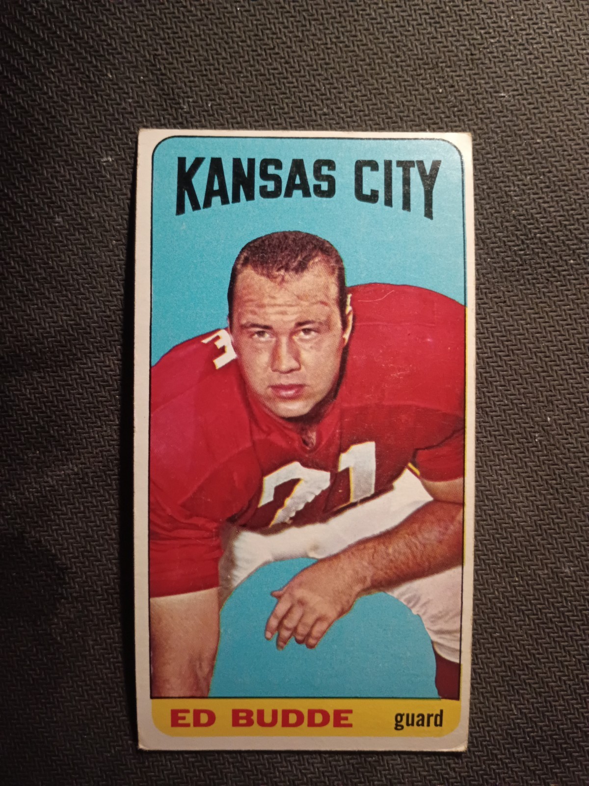 Ed Budde #95 Football Cards 1965 Topps trading card — raw and PSA graded price guide