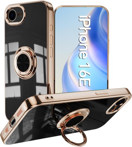Für iPhone 16E Hülle mit Ring Ständer 360° Ring Halter Ständer Unterstützung Magnet C - Bild 7 von 11