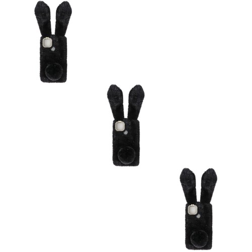 3 Pieces Weiche Mobiltelefonhülle Flauschige Häschen-Telefonhülle Bunny - Picture 6 of 12