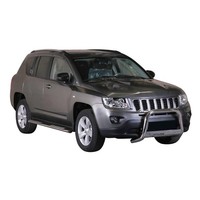 FrontbüGel FrontschutzbüGel FüR Jeep Compass 2011-2016 ø63Mm Stahl Silber Schutz