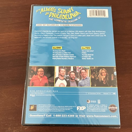 It's Always Sunny in Philadelphia: the Complete Season 12 (DVD, 2017) - Picture 4 of 4