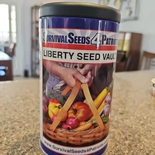 Liberty Seed Vault Survival Seeds 4 Patriots Seeds Essentials Assortment USA 